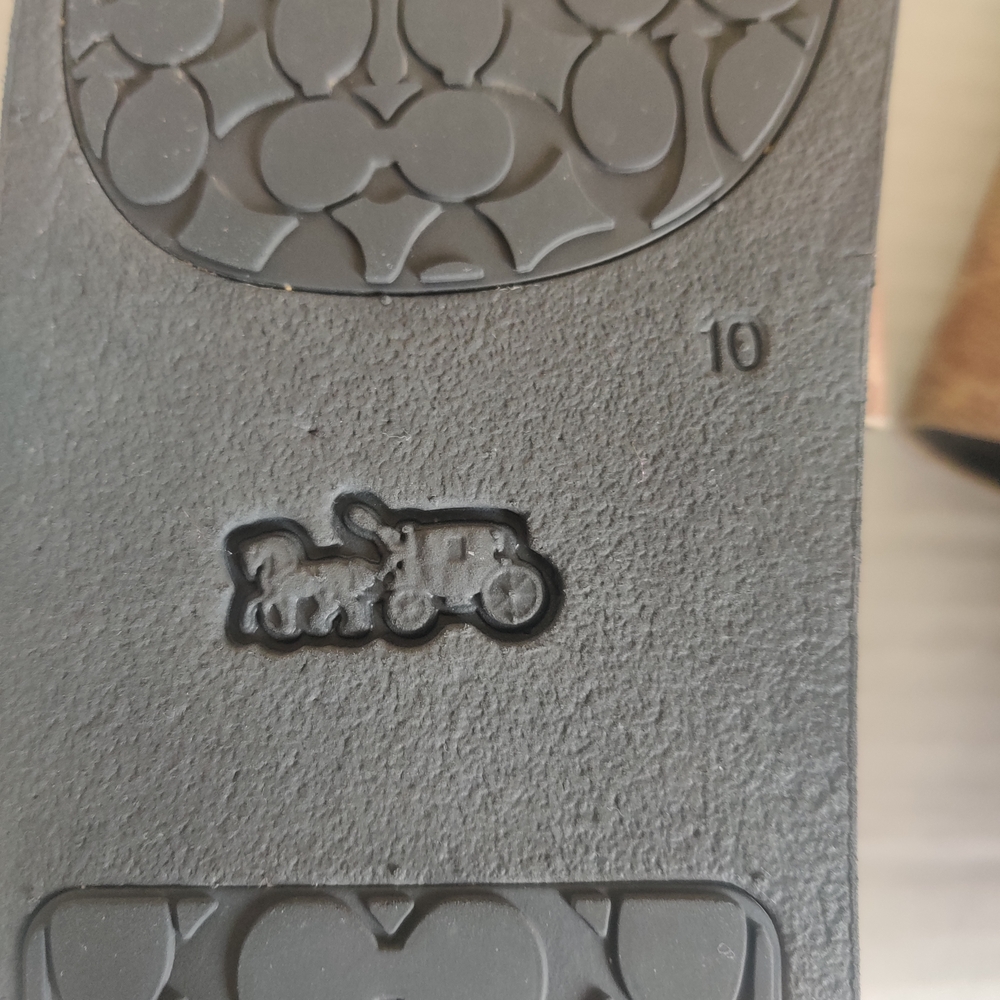 Coach Black and Brown Sandals - Picture 4 of 4